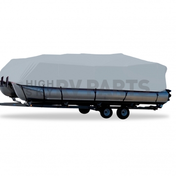 Carver Boat Cover Pontoon Boat Gray Polyester - 77518P10