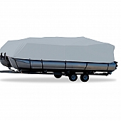 Carver Boat Cover Pontoon Boat Gray Polyester - 77520P10