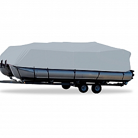 Carver Boat Cover Pontoon Boat Gray Polyester - 77520P10