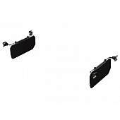 Teraflex Sun Visor - Black Acrylic Set Of 2 - 4840001
