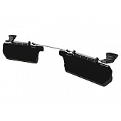 Teraflex Sun Visor - Black Acrylic Set Of 2 - 4840002