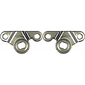 Help! By Dorman Tailgate Hinge - Natural Steel Silver Set Of 2 - 38647