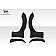 Extreme Dimensions Fender Flare - Black Fiberglass Primered Set Of 2 - 112644