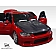 Extreme Dimensions Ground Effects Kit - Primered Fiberglass Reinforced Plastics 4-Piece - 110589