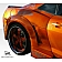 Extreme Dimensions Fender Flare - Black Fiberglass Primered Set Of 2 - 105818
