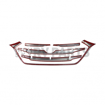 Coast To Coast Grille Insert - Chrome Plated ABS Plastic - GI458-1