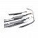 Coast To Coast Grille Insert - Chrome Plated ABS Plastic - GI458