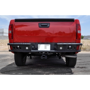 Addictive Desert Designs Bumper Dimple R Powder Coated Steel Black - 3023012801-1