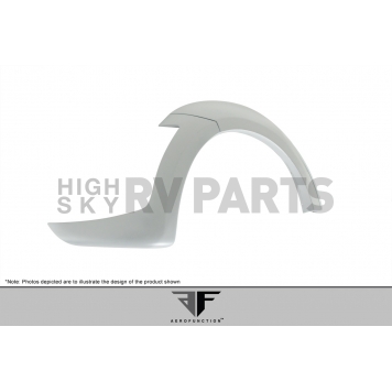 Extreme Dimensions Fender Flare - Black Glass Fiber Composite Primered Set Of 2 - 108723