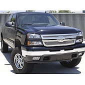 T-Rex Truck Products Grille Insert - Mesh Rectangular Polished Stainless Steel - 54106