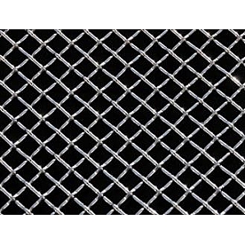 T-Rex Truck Products Grille Insert - Mesh Rectangular Silver Anodized Aluminum - 54008