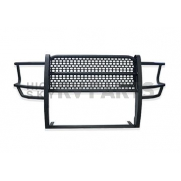 Iron Cross Grille Guard - Black Powder Coated Steel - 10052520