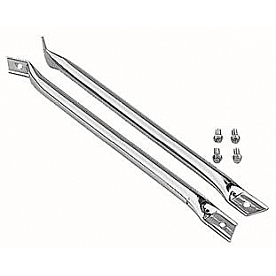 Trans Dapt Fender Brace - Chrome Plated Steel Set Of 2 - 9175