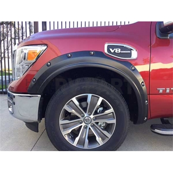 EGR Fender Flare - Black ABS Plastic Textured Set Of 4 - 796014-1