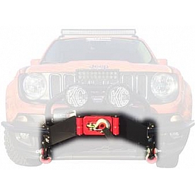 Daystar Winch Mount - Up To 9000 Pound Winch Steel - KJ50004BK