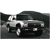 Bushwacker Fender Flare - Black Dura-Flex 2000 ABS Smooth Plastic Matte Set Of 4 - 4190411