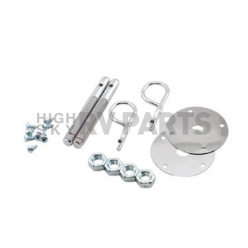 Mr. Gasket Hood Pin - Safety Pin Silver Steel - 1016