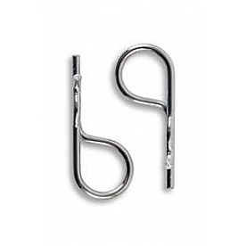 Mr. Gasket Hood Pin - Safety Pin Silver Steel - 1016A