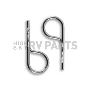 Mr. Gasket Hood Pin - Safety Pin Silver Steel - 1016A