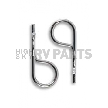 Mr. Gasket Hood Pin - Safety Pin Silver Steel - 1016A