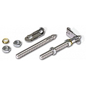 Moroso Performance Hood Pin - Quick Release Silver Aluminum - 39010