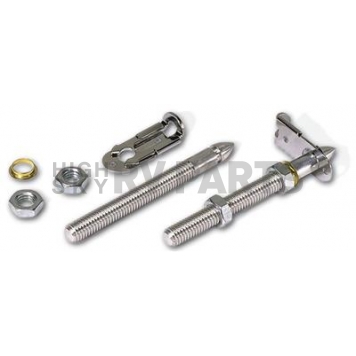 Moroso Performance Hood Pin - Quick Release Silver Aluminum - 39010