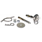 Moroso Performance Hood Pin - Hitch Pin Silver Steel - 39020