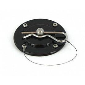 All Sales Hood Pin - 24 Inch Aluminum Black - 5109K