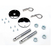 Trans Dapt Hood Pin - Hair Pin Silver Chrome Plated - 4051