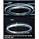 All Sales Emblem - Ford Oval Race Style Silver Aluminum - 53902
