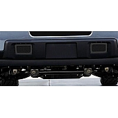 T-Rex Truck Products Tow Hook Grille - Rectangular Powder Coated Steel - 52115