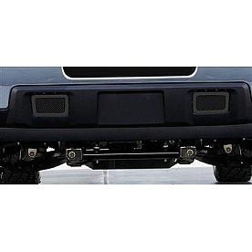 T-Rex Truck Products Tow Hook Grille - Rectangular Powder Coated Steel - 52115