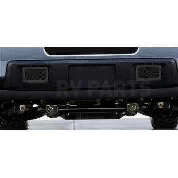 T-Rex Truck Products Tow Hook Grille - Rectangular Powder Coated Steel - 52115