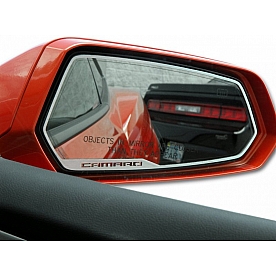 American Car Craft Exterior Mirror Trim Ring Stainless Steel Silver - 102056