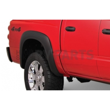 Bushwacker Fender Flare - Black Dura-Flex 2000 ABS Smooth Plastic Matte Set Of 4 - 5190402-1