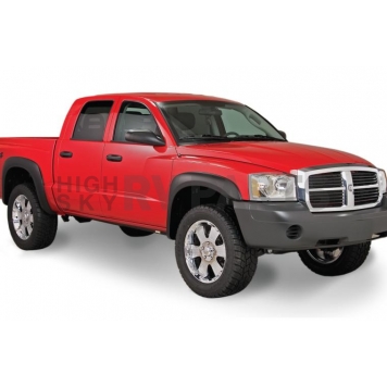 Bushwacker Fender Flare - Black Dura-Flex 2000 ABS Smooth Plastic Matte Set Of 4 - 5190402-3