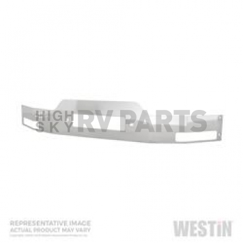 Westin Automotive Bumper Cover Plain Polished Silver Stainless Steel - Max Winch Mounting System - 4670050