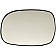 Help! By Dorman Exterior Mirror Glass Rectangular Power Single - 56432