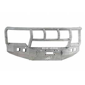Road Armor Bumper Stealth Titan II 1-Piece Design Steel Natural - 215R2Z