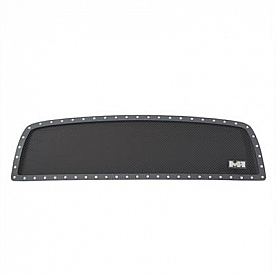 Smittybilt Grille - Powder Coated Black Stainless Steel - 615801