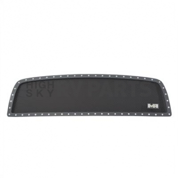 Smittybilt Grille - Powder Coated Black Stainless Steel - 615801