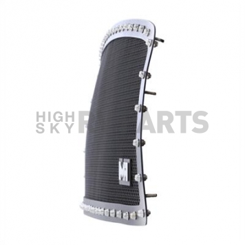 Smittybilt Grille - Powder Coated Black Stainless Steel - 615801-1