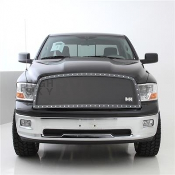 Smittybilt Grille - Powder Coated Black Stainless Steel - 615801-3