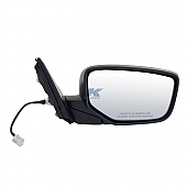 K-Source Exterior Mirror Electric OEM Black Single - 63607H
