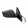 K-Source Exterior Mirror Electric OEM Black Single - 63607H