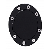 All Sales Fuel Door - Round Aluminum - 6043GK