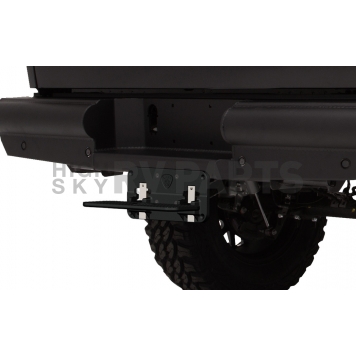 Carr Truck Step Black Powder Coated Aluminum - 190011-1