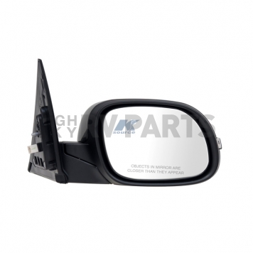 K-Source Exterior Mirror Electric Rectangular Black Single - 75033K