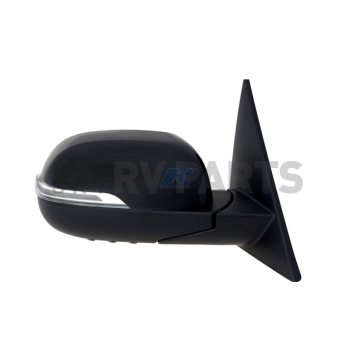 K-Source Exterior Mirror Electric Rectangular Black Single - 75033K-1