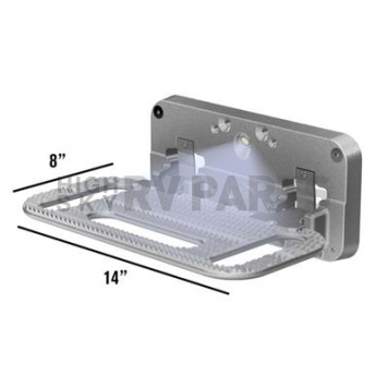 Carr Truck Step Polished Aluminum Alloy - 193012